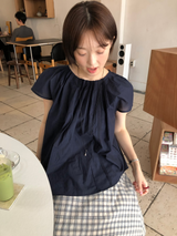 Silky pintuck blouse