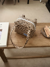 ハンディ ポーチ (beige leopard)