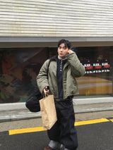 No.1534 P knit string anorak (4color)