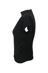 Half neck shirring T (3color)