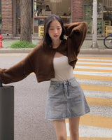 ゲンデニムスカートパンツ