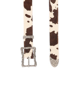 CRUSHED TRYPO COWHIDE BELT