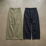 Articulated Washed Wide Trousers