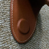 [Real Leather] ステッチクリップサングラスホルダー