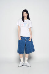 25SS TWINKLE JEWELRY BUNNY WOMAN SHORT SLEEVE T-SHIRT WHITE