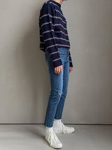 +5cm Middle Washing Dis Denim Pants (6141)