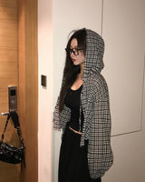 [MADE] Hooded summer checkered shirt