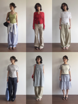 YWD シャーリングスカート(3color)
