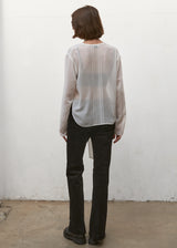 SHEER TIE BLOUSE