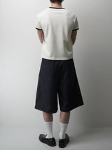 TP8 Tipped Rib-Knit Tee