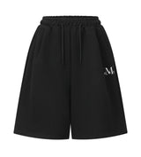 ピストルバックレザーダブルクロスバミューダパンツユニセックス(2COLOR)