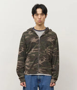 Camo Single Zip Hoodie