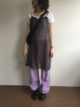 Back button chiffon one-piece (1color)