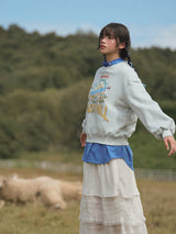 DaisyHill Sweatshirt (Light Blue)