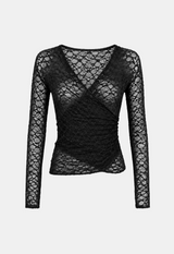 Noria Sheer Lace Tee