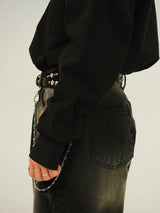 PAN Peach Two-pocket Work Shirts