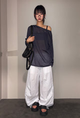 Onf Nylon Parachute Pintuck Balloon Pants 6color