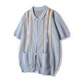 navajo ブークレニットカーディガン canal blue