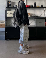 SL ツーピンタックカーゴバミューダスウェットパンツ