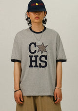 LE Patch Crop STAR 1/2 T