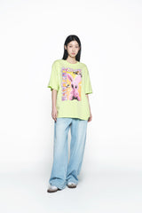 25SS デストロイデニムバドパンツ ライトブルー