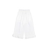 Berry Punching Lace Capri Pants (ivory)