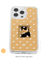 DOT JELLY Gel Hard Slim Phone Case - Orange