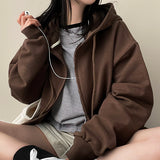 Ronte Basic Two-Way Over Hood Zip-Up