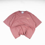 Hierarchy Studios - Graffiti Wide Logo Oversized T-Shirt Dusty Pink