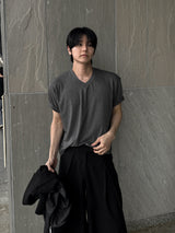 (Copy of) Board Layering Half T-shirt (round-neck)