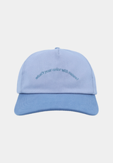 slogan 5P ball cap / sky