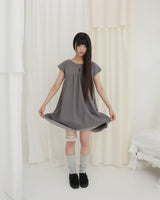 MINI DOT LOOSE KNEESOCKS / GREY