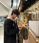  Liu Wool Overfit Duffel Coat