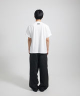 リブCD Tシャツ-ホワイト