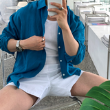 クルー サマー バイオリネン シャツ