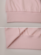 #ワンショルダーリボンルーズフィットスウェットシャツ (4color)
