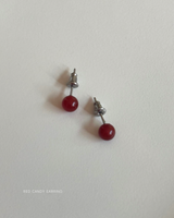 レッドキャンディーピアス