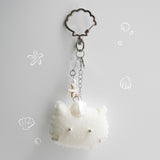 [soft keyring] シーサイドキャット (アイボリー)