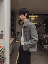 Sio Tweed Crop Wool Jacket