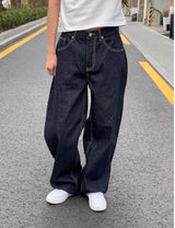 More wide denim pants