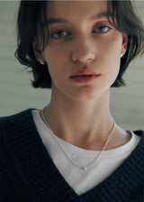 [925 silver] Deux.silver.82 / ピグリングピアス (シルバー)