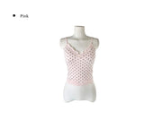 Kiruck Dot Lace Cap Sleeveless