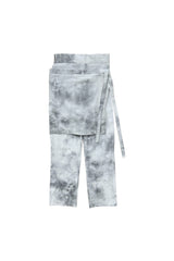 RAINDROP SKIRT PANTS / BLACK