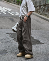 MP WASHED CURVED PANTS BR