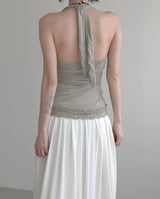 Ila Lace Long Halter Sleeveless