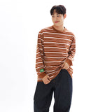ハッピーラインズ ロングスリーブTシャツ_ベージュ