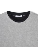 [Unisex] クロップレイヤードラウンドニット(3color)