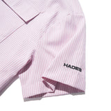 HADESストリップドソリッドシャツ