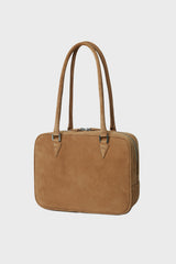 BROSCHE BAG SUEDE CARAMEL