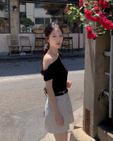 Bibi off-shoulder knitwear